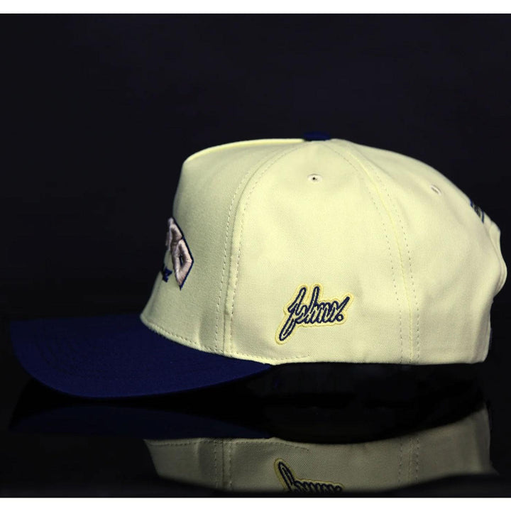 Astro Space Snapback Hat (Pale Yellow/Blue)
