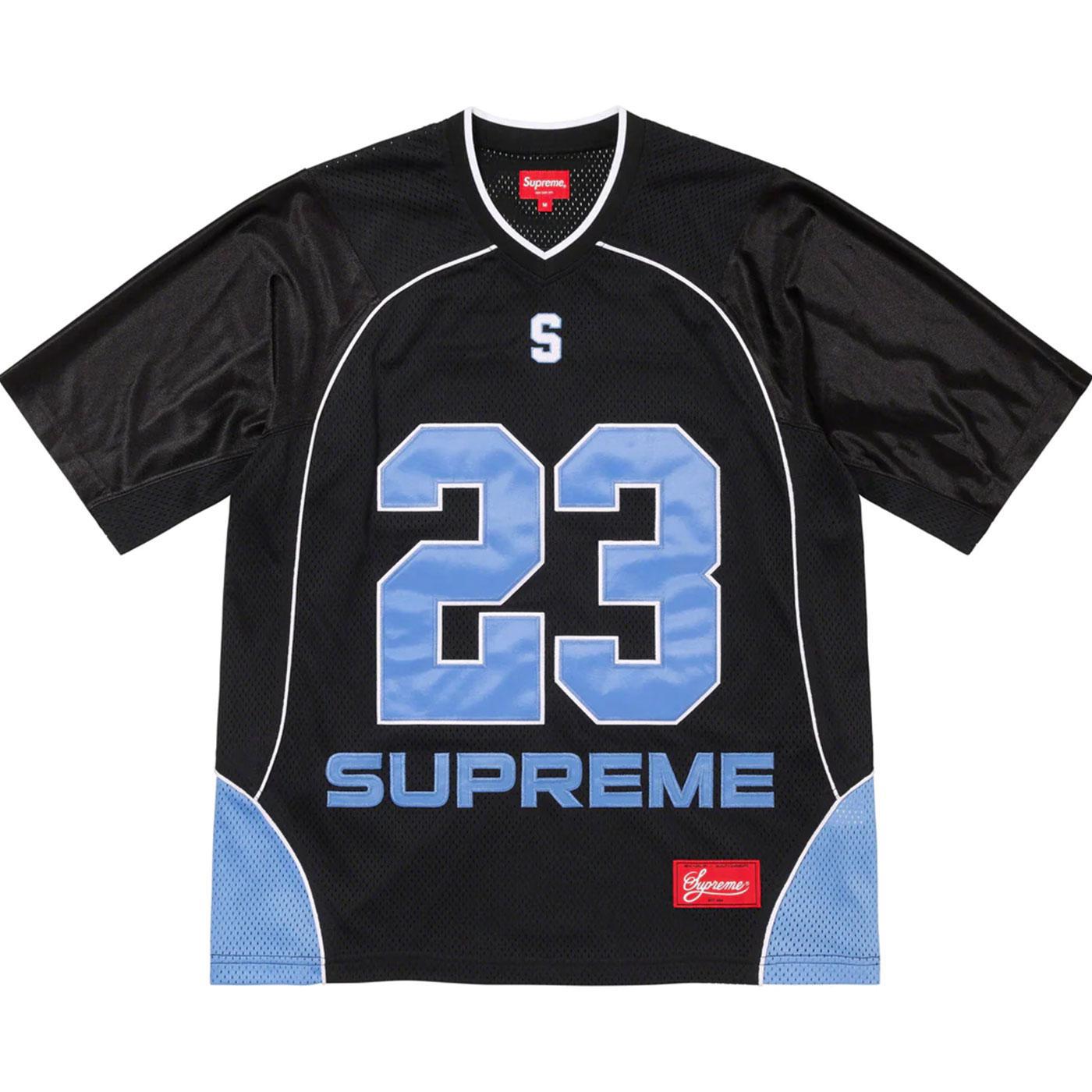 Supreme Panelled Football Top (Black) – Urban Street Wear