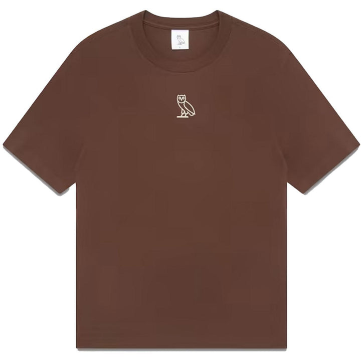 Women's Center Chest Owl T-Shirt (Cocoa)