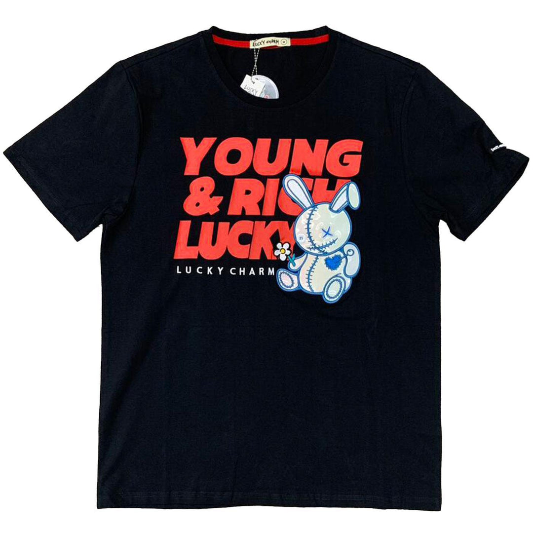 Young Rich & Lucky Tee (Black)