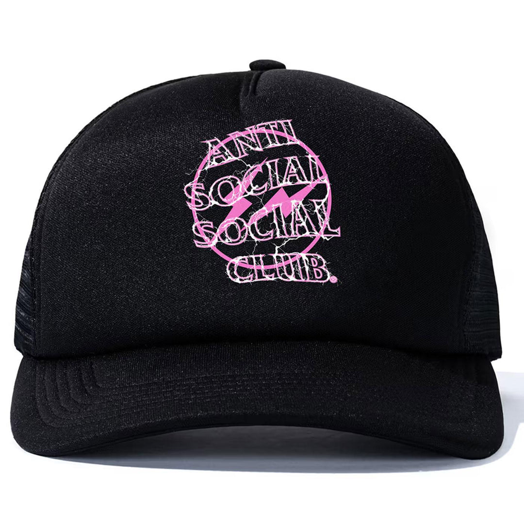 ASSC x Fragment Design Bolt Hat (Black/Pink)