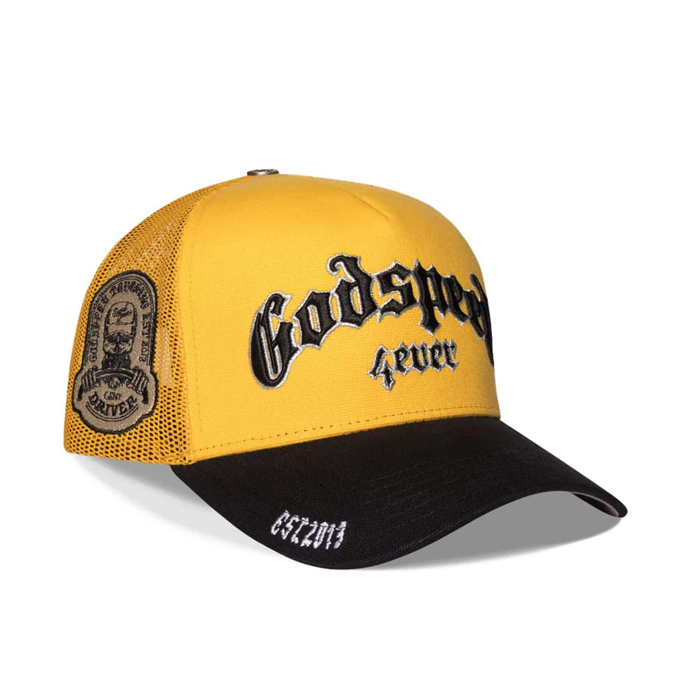 GS Forever Trucker Hat (Yellow) | Godspeed – Urban Street Wear