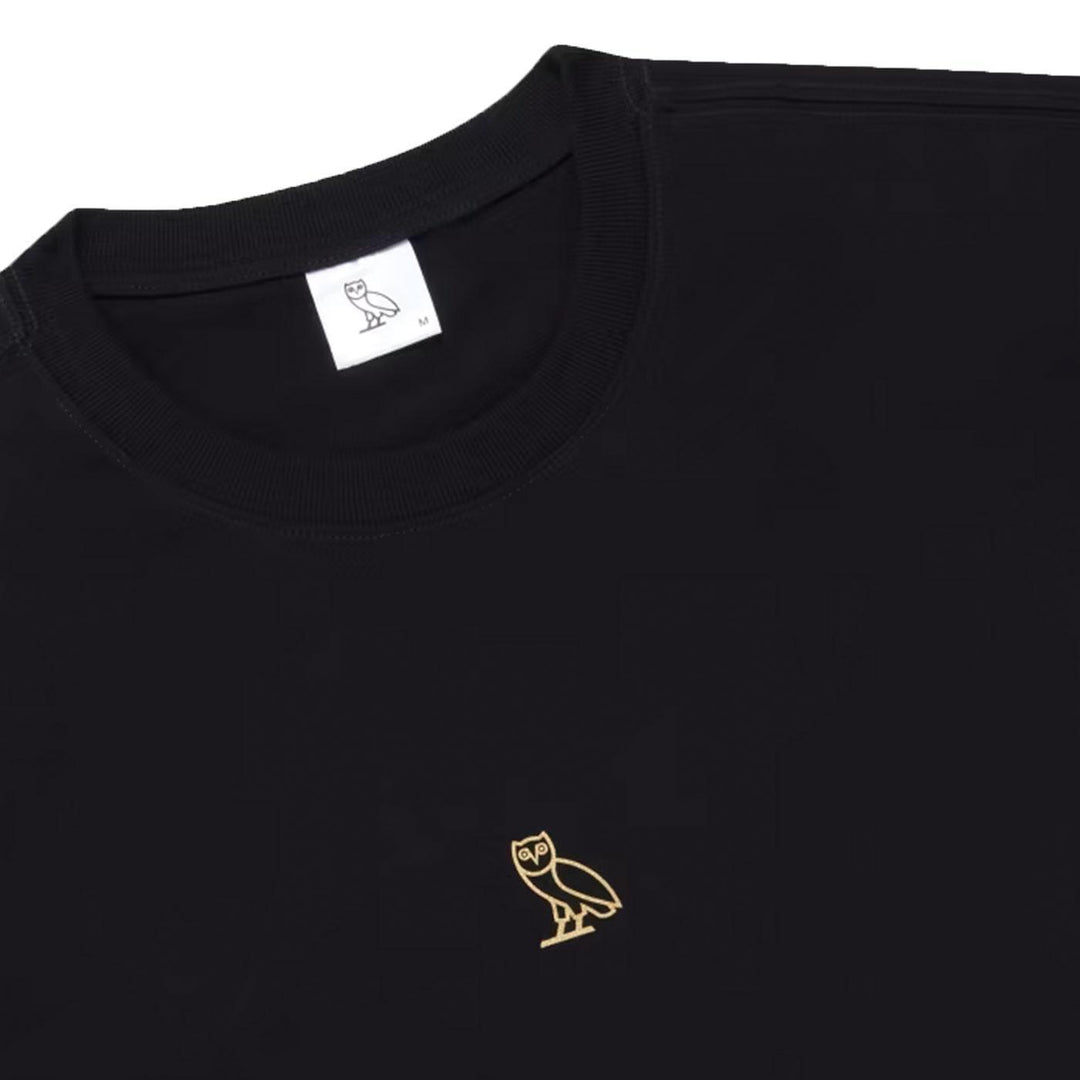 Drop Shadow T-Shirt (Black) Detail | October's Very Own