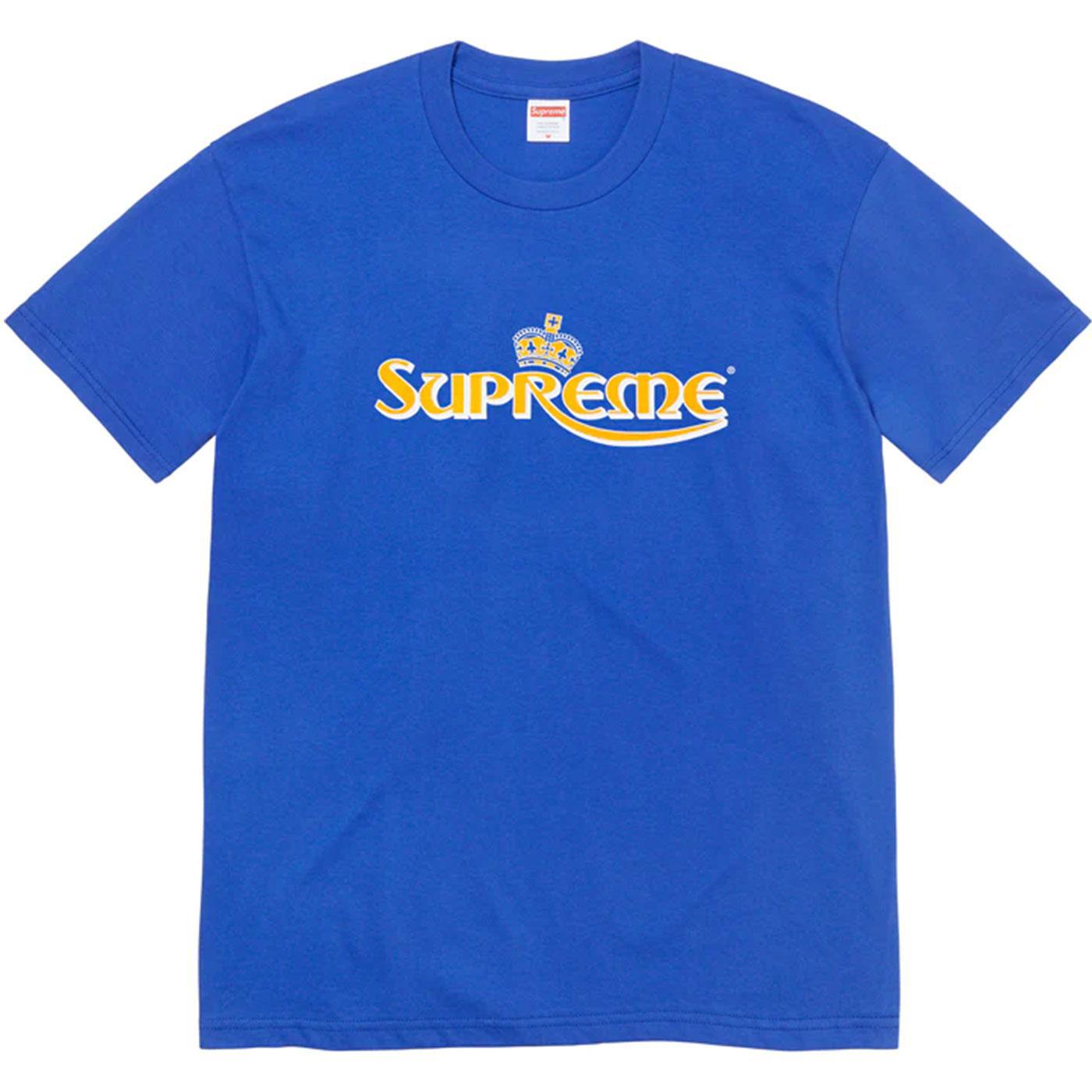 Supreme Crown Tee (Royal) – Urban Street Wear