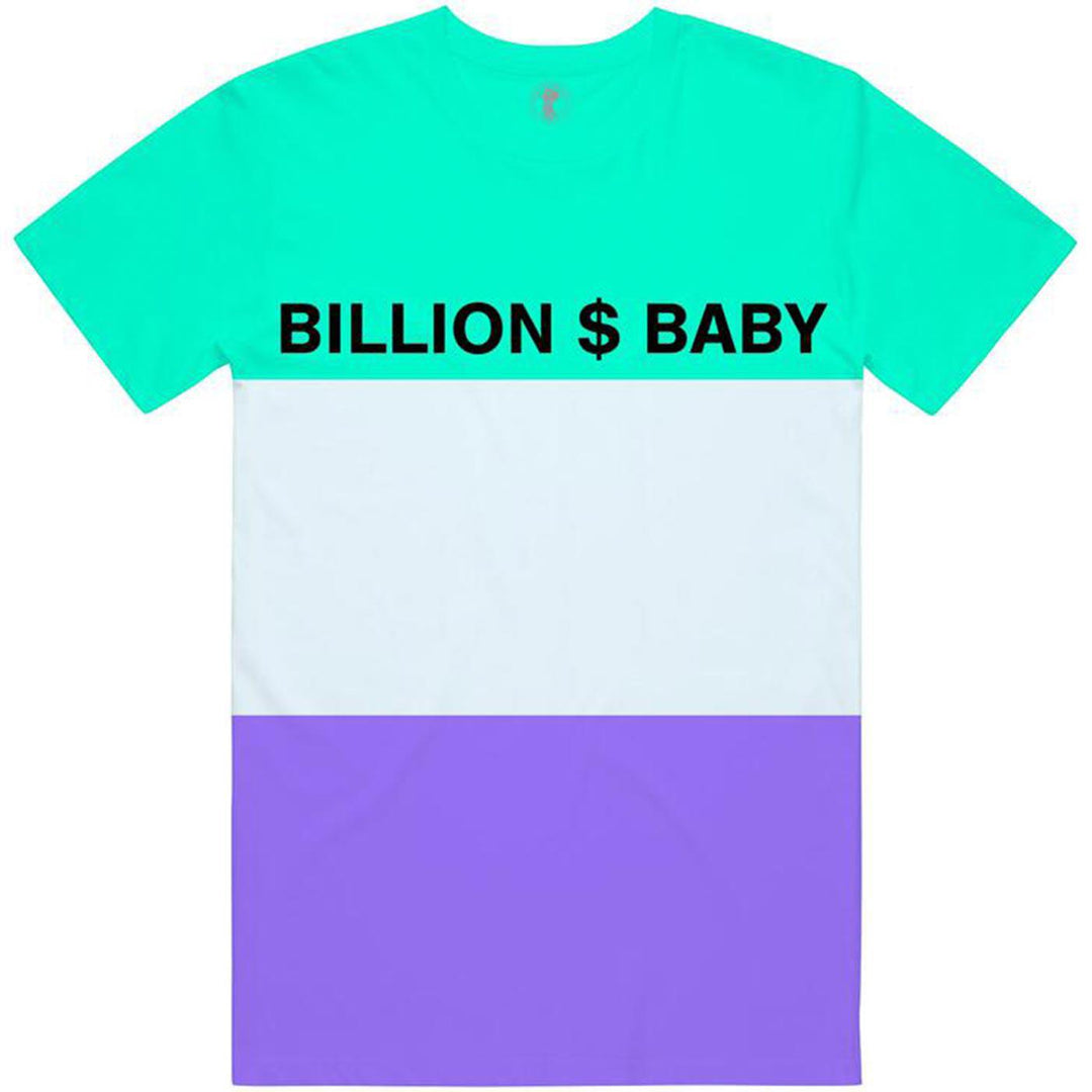 Tri Color T-Shirt (Purple)