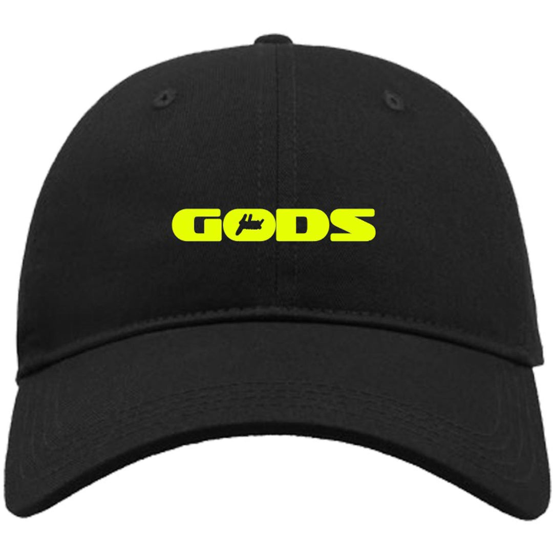 Gods Dad Hat (Black/Neon Yellow) | FSHNS Brand