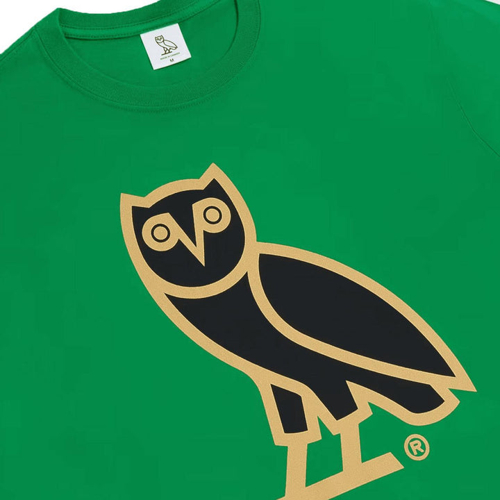 OVO OG Owl T-Shirt (Green) Detail | OVO October's Very Own