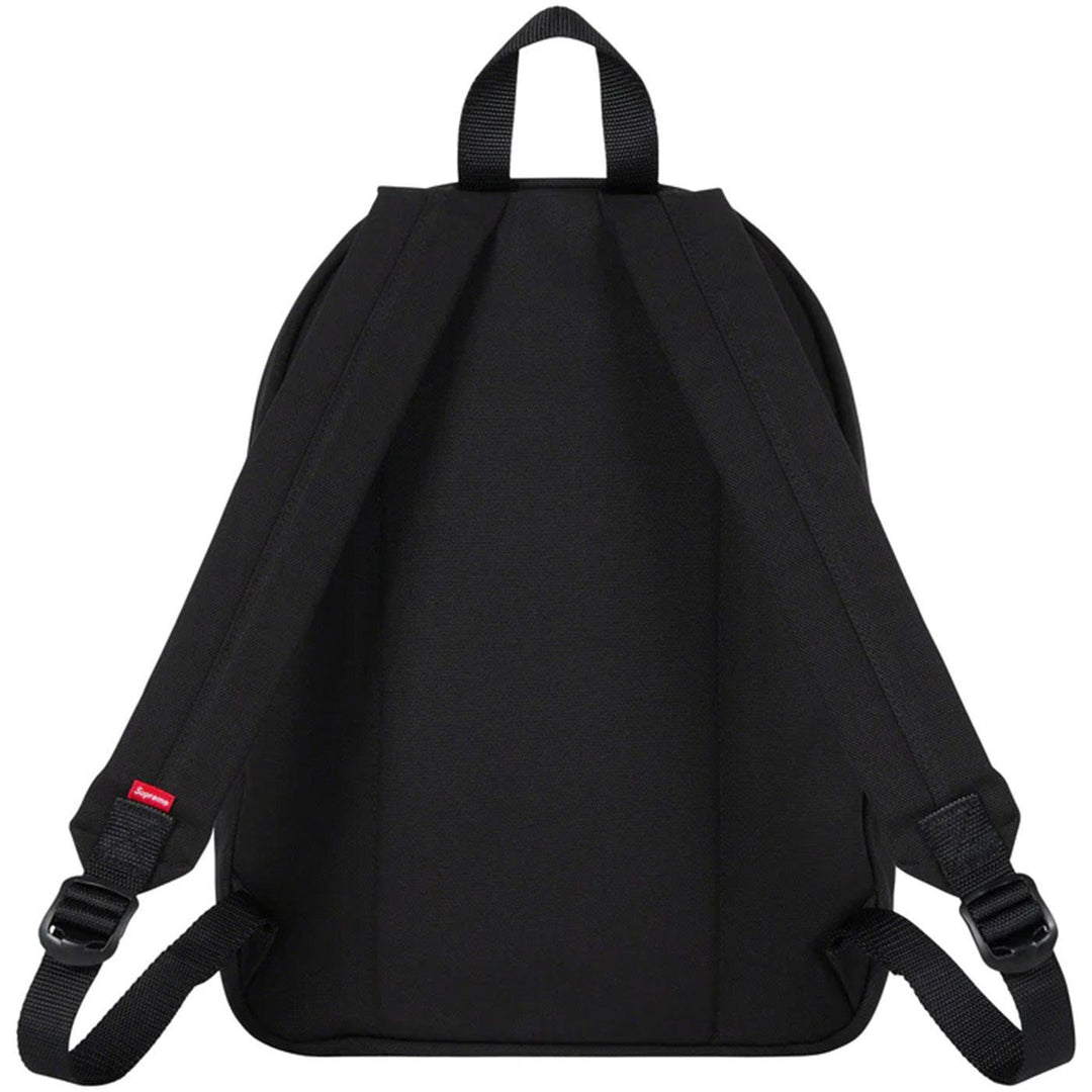 Supreme Canvas Backpack (Black) Rear View | Supreme NY
