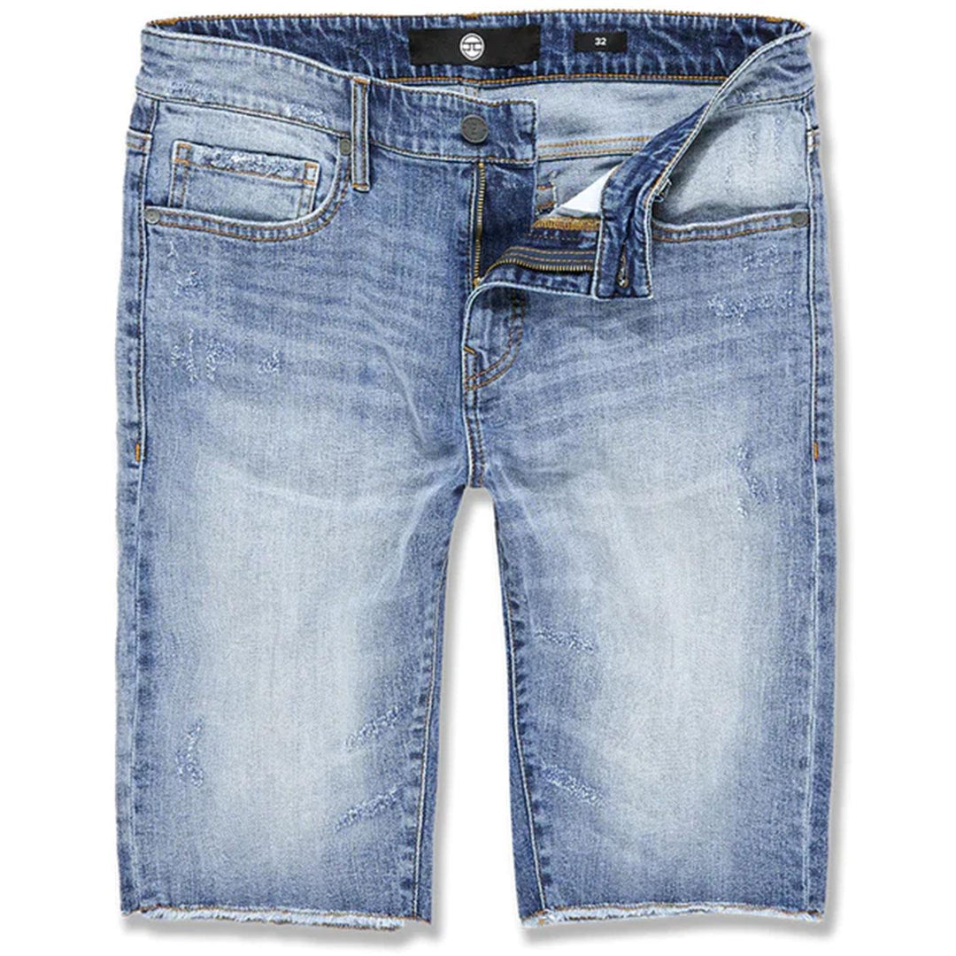Hartford Denim Shorts (Medium Blue) | Jordan Craig