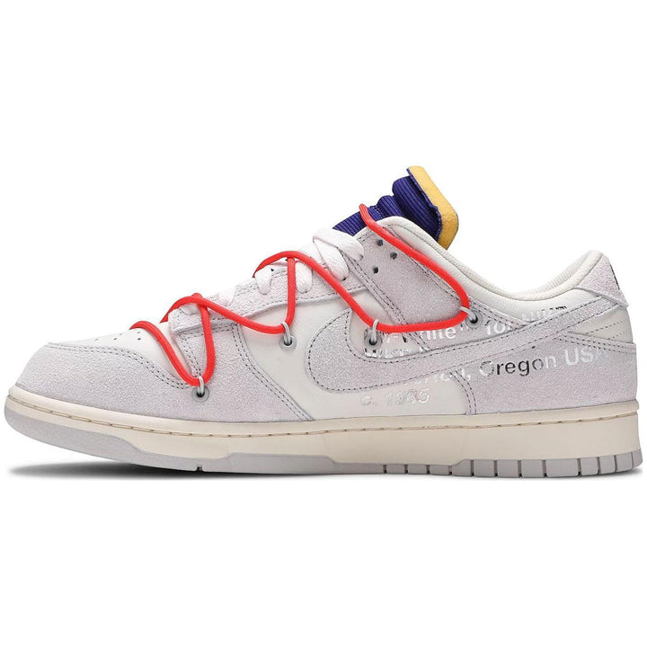 Off-White x Dunk Low 'Lot 13 of 50' DJ0950 110 Side | Nike