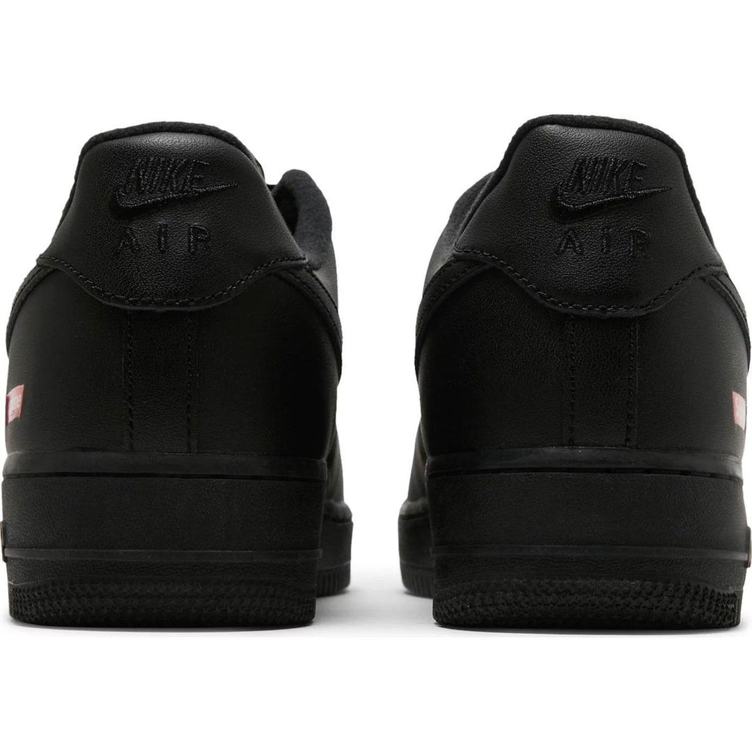 Supreme x Air Force 1 Low 'Box Logo - Black' Rear | Nike