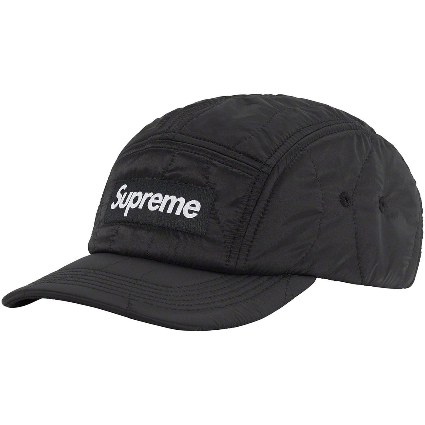 Supreme Quilted Liner Camp Cap (Black) | USW – Urban Street Wear