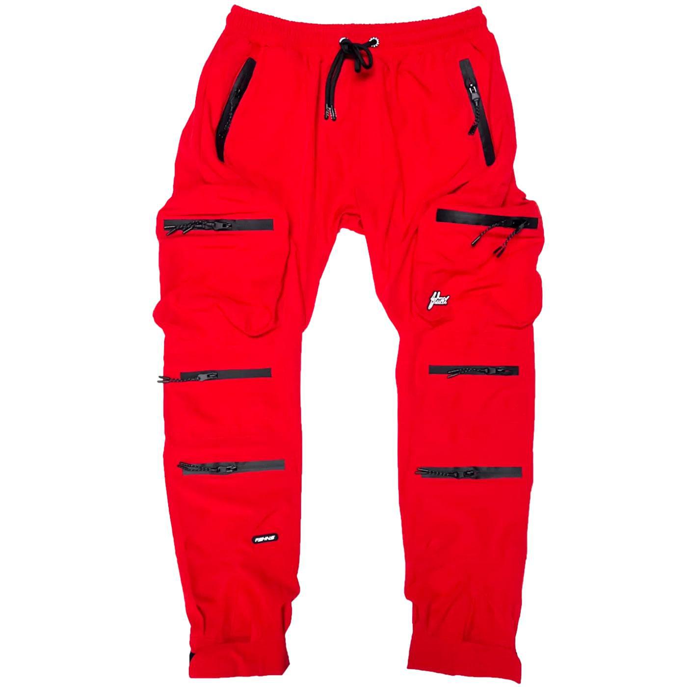 GForce Cargo Pants (Red) FSHNS Brand Urban Street Wear