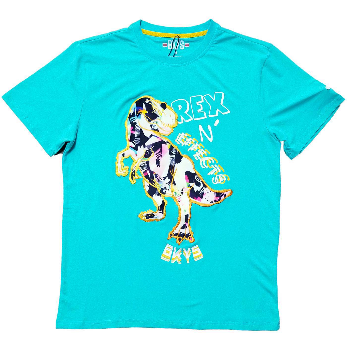 Rex Tee (Aqua) | BKYS Black Keys – Urban Street Wear