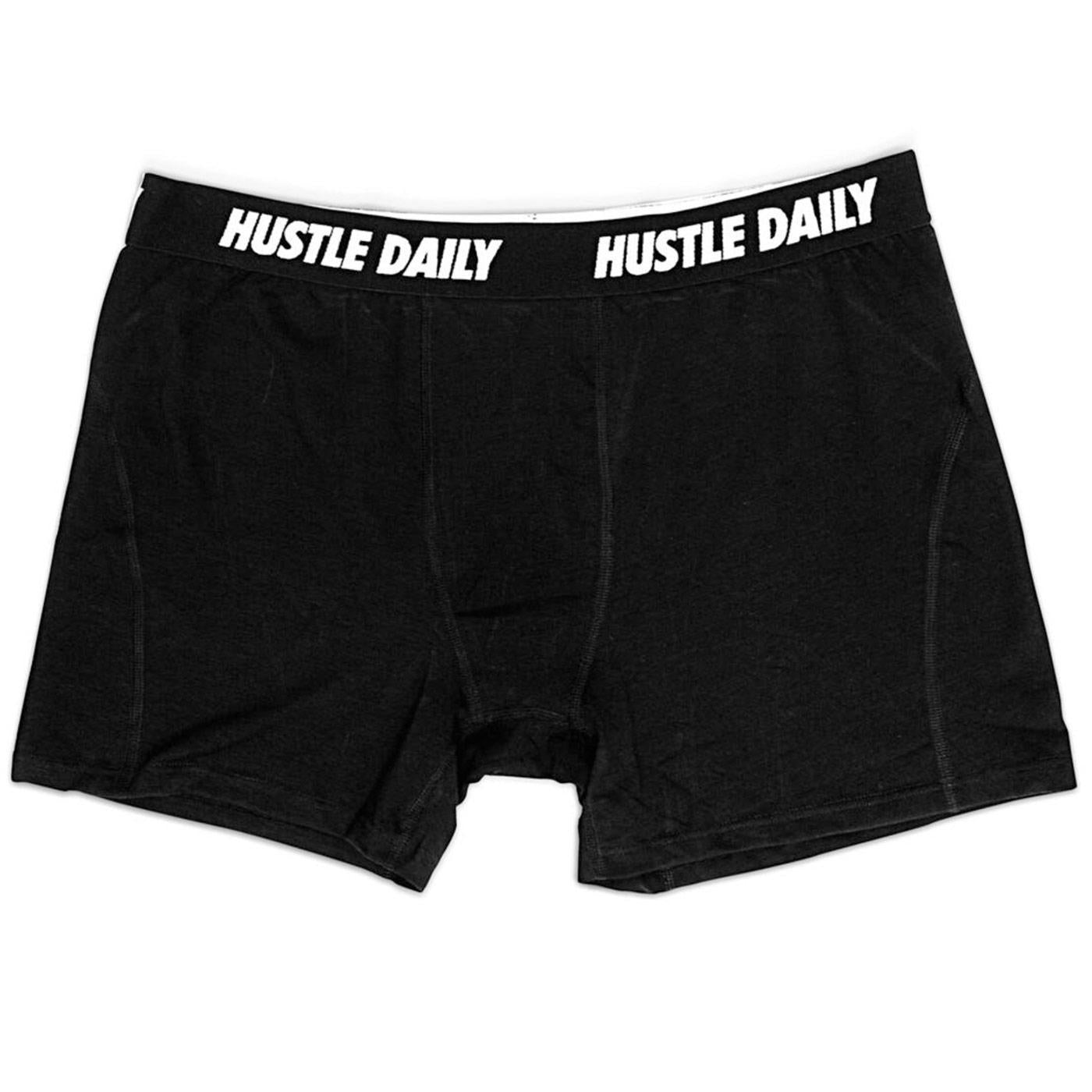 Hustle Daily Boxer Brief (Black)  Hasta Muerte – Urban Street Wear