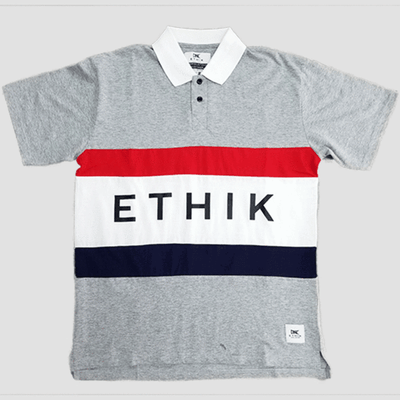 New urban polo styles just in for the summer. Ethik Black Pyramid BKYS