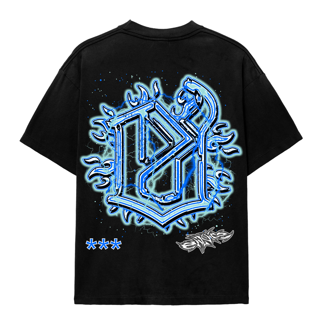 Neon Punk Tee (Black)