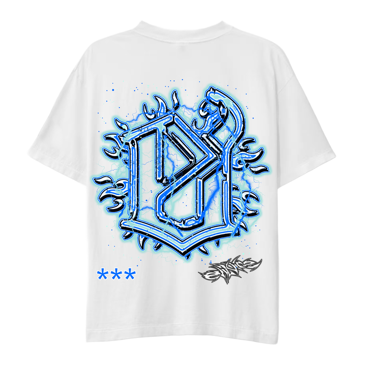Neon Punk Tee (White)
