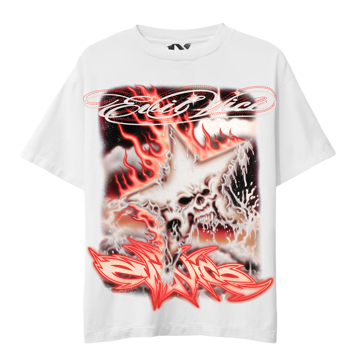 Evil Star Tee (White)