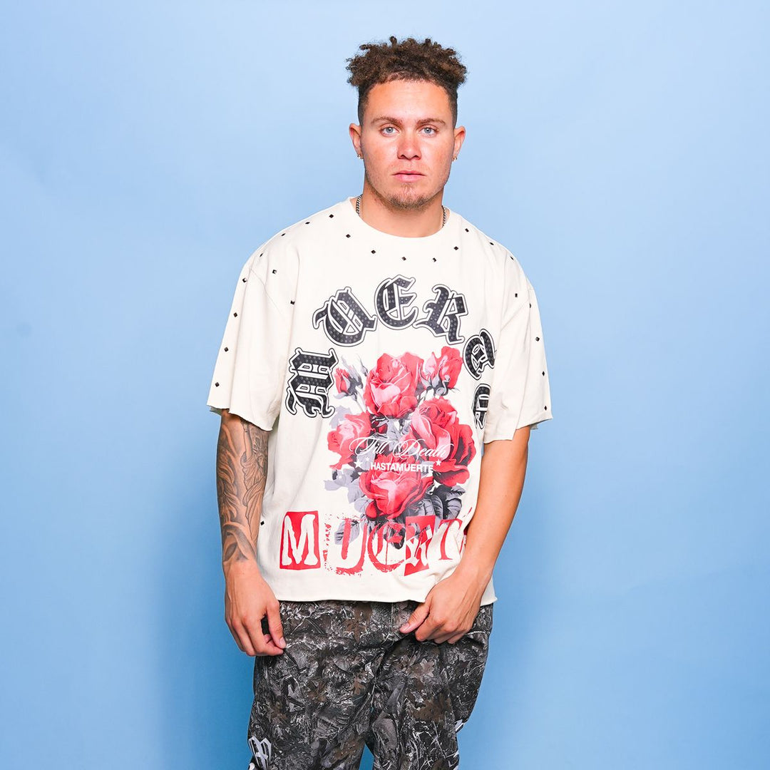 GBR Ribbon Crop Tee (Bone)