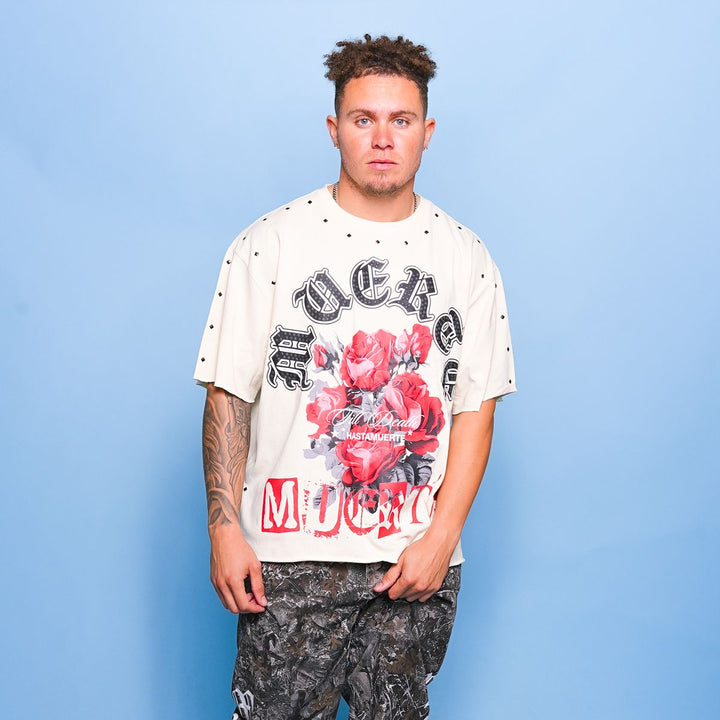 GBR Ribbon Crop Tee (Bone)