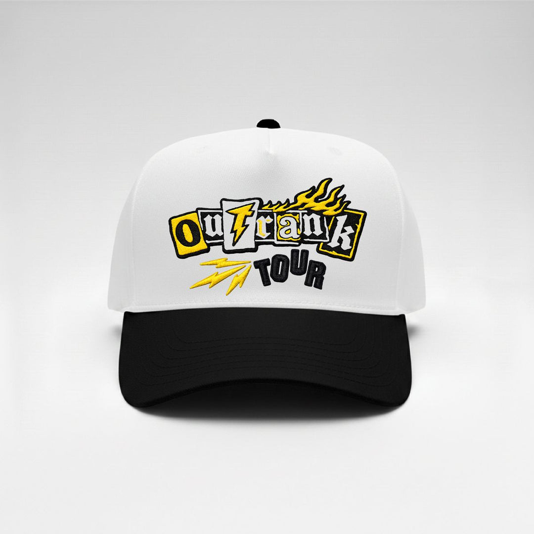 Outrank Tour Hat (White/Black)