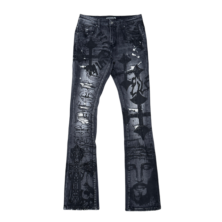 Premium Artwork Denim (Vintage Grey)