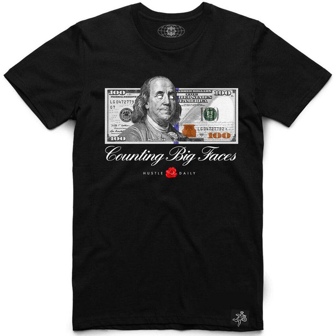 Ben Counting Big Faces BT Tee (Black)