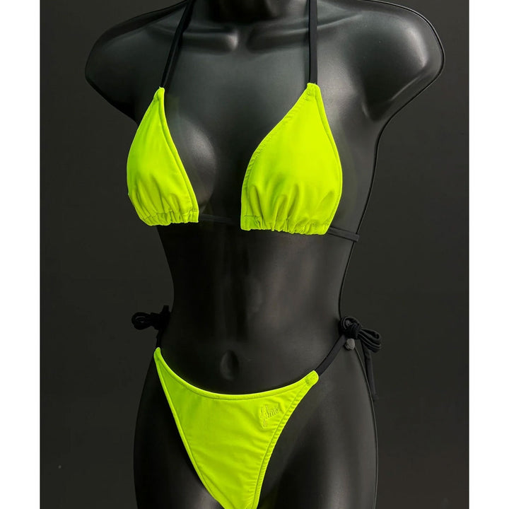 Poseidon Basic Bikini Set (Neon Green)