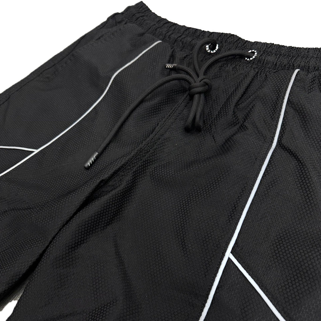 Piping Utility Shorts (Black)