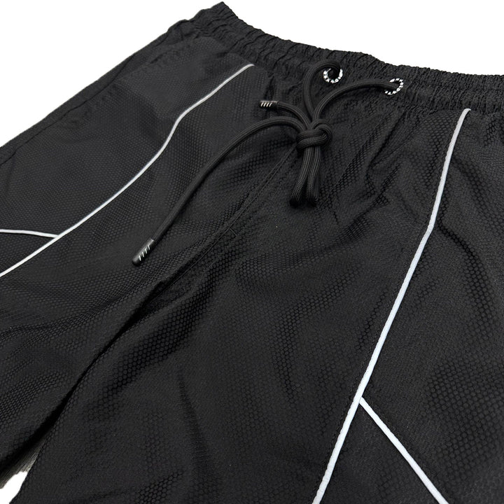 Piping Utility Shorts (Black)