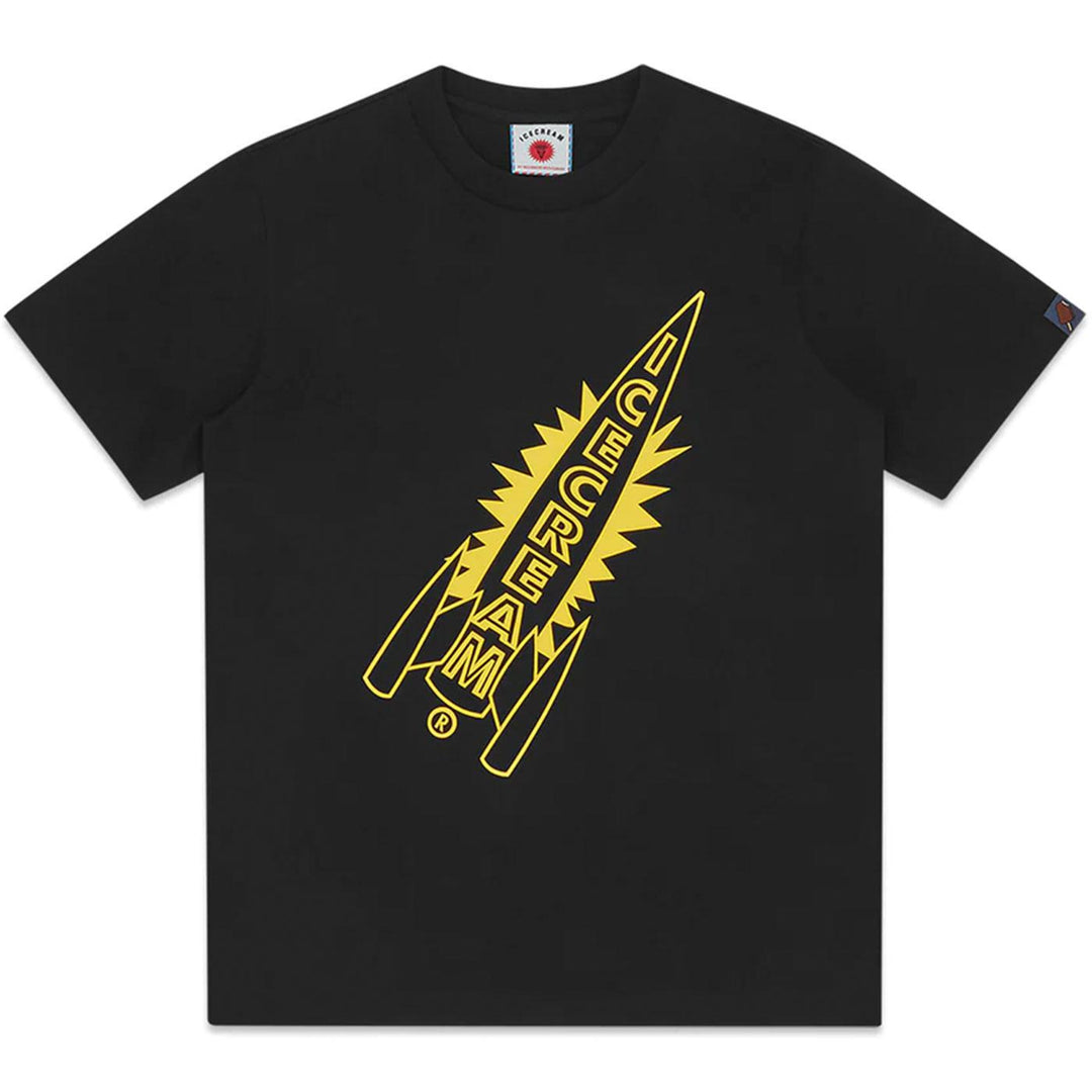 Rocket T-Shirt (Black) | Ice Cream