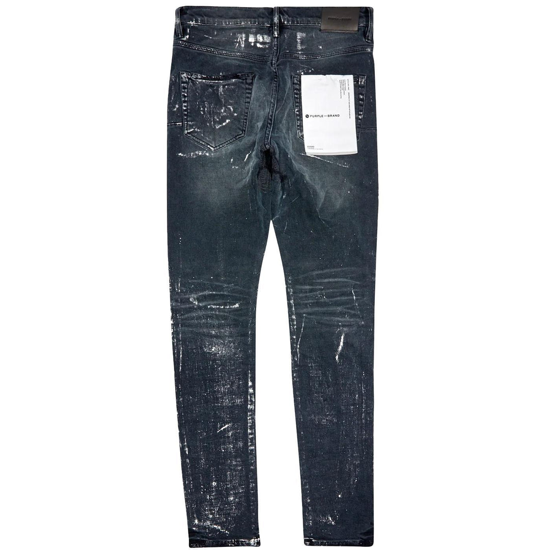 P002 Mid Rise Skinny Jean (Black Vintage Repair) – Urban Street Wear