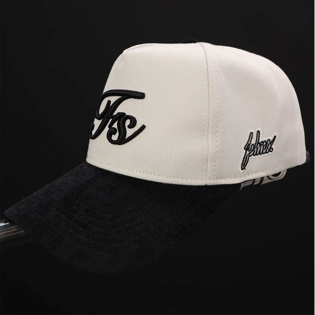 Stella Logo Snapback Hat (Bone White/Black)