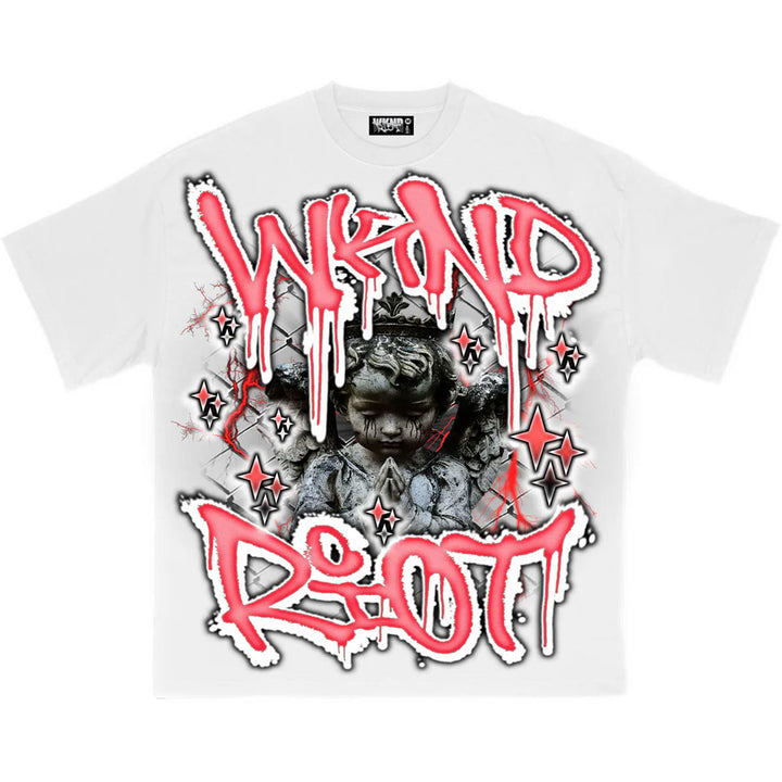 Riot Angel Tee (White)