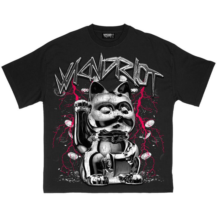 Maneki Neko Tee (Black)