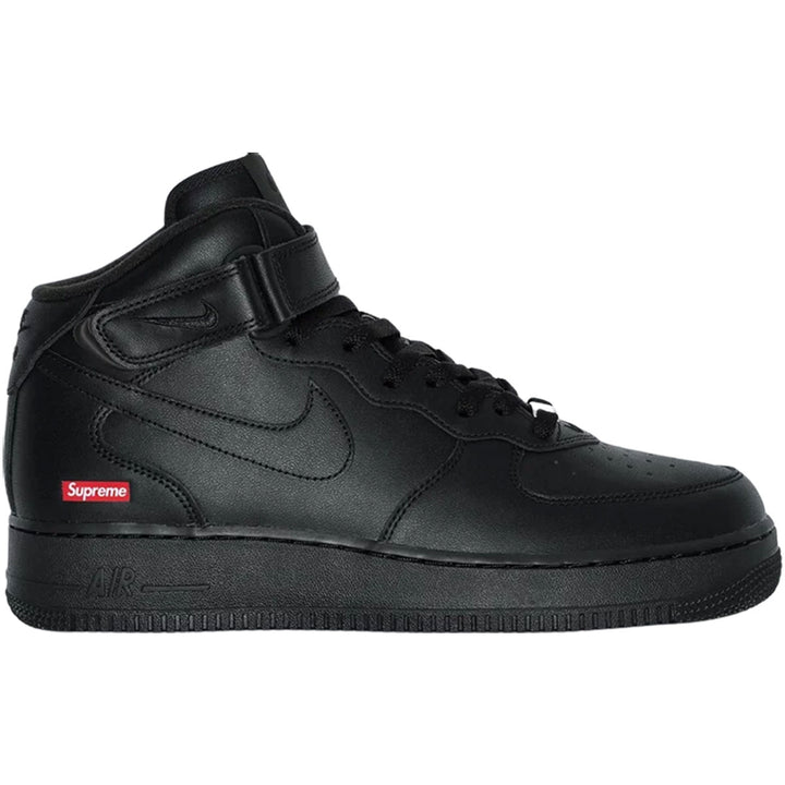 Supreme x Air Force 1 Mid 'Box Logo - Triple Black'