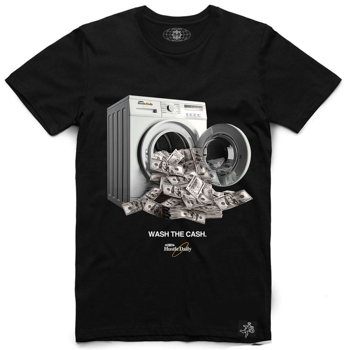 AJ1 ST Wash The Cash Tee (Black)