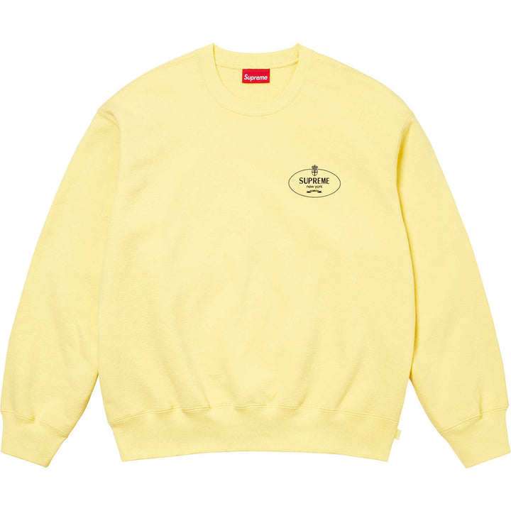 Crest Crewneck (Light Yellow)