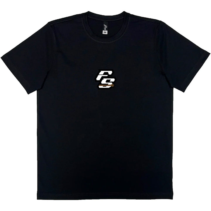 Puff FS Laser Gun Premium Tee (Black/Gold Glitter)