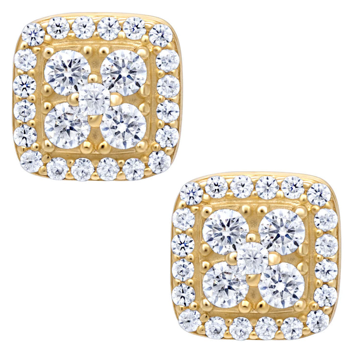 15 10K Gold Moissanite Earring