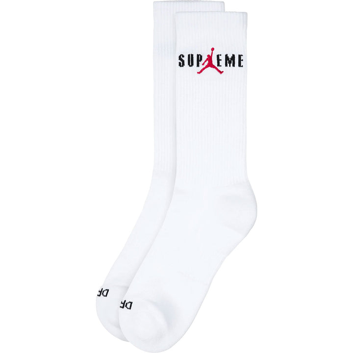 Supreme® / Jordan® Crew Socks (2 Pack) White