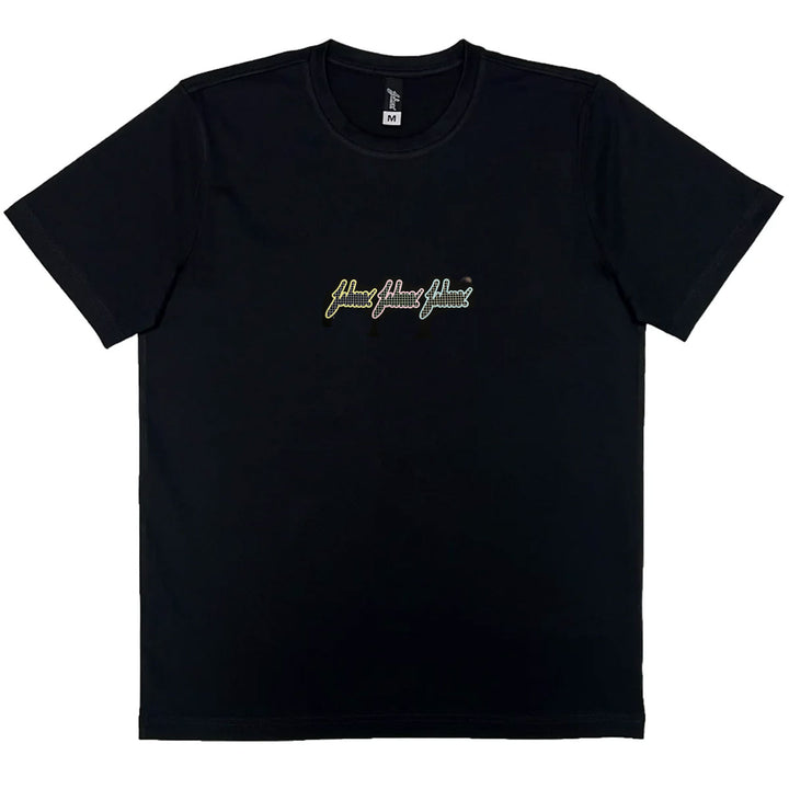 3 Layer Grill Tee (Black/Pastel Colors)