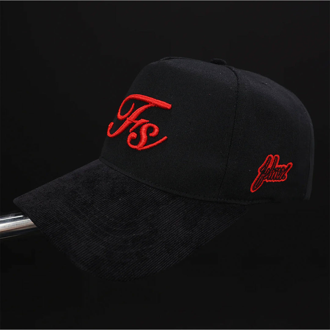 Stella Logo Snapback Hat (Black/Red)