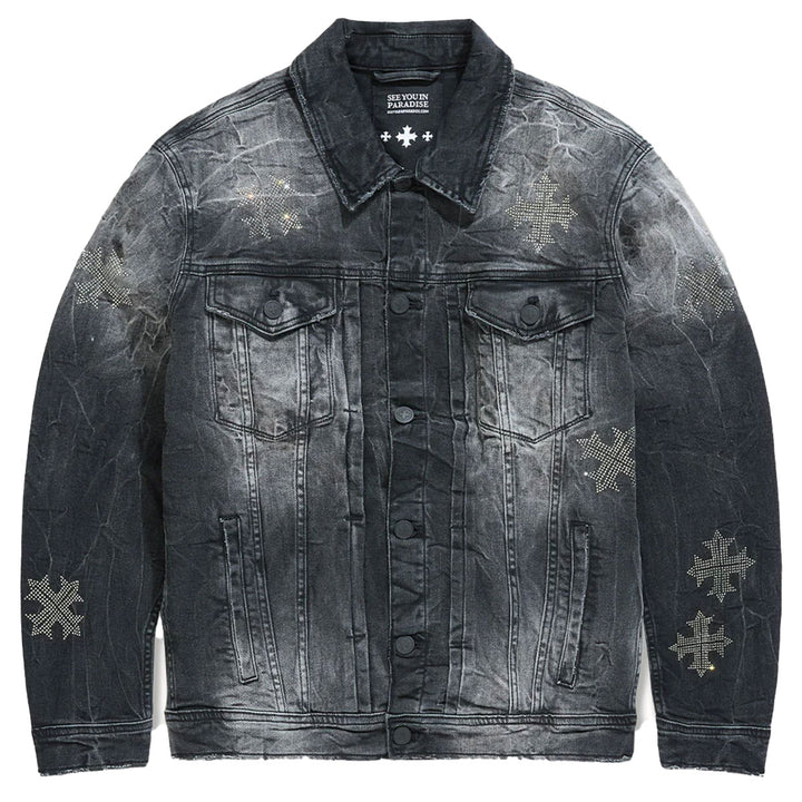 Limelight Denim Trucker Jacket (Black Shadow)