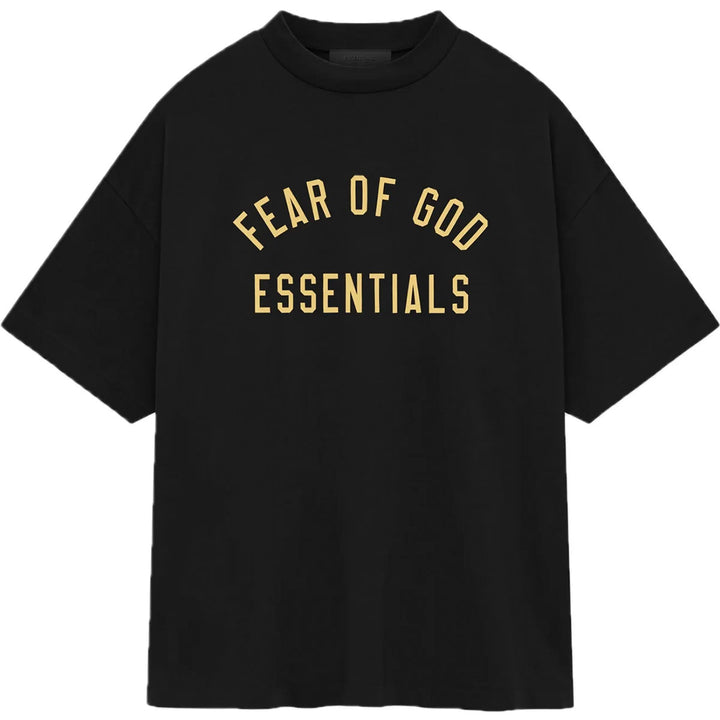 Essentials Men's Jersey Crewneck Tee (Black)