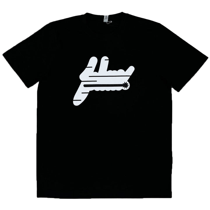 Big Logo Laser Gun Tee (Black/White)