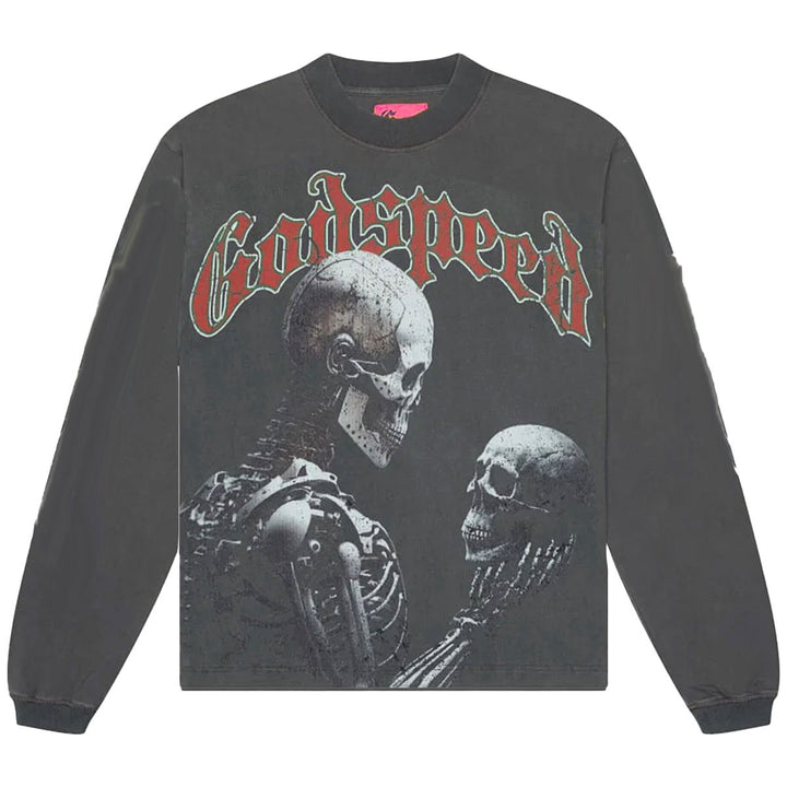 Mankind vs Ai Long Sleeve T-Shirt (Vintage Grey)