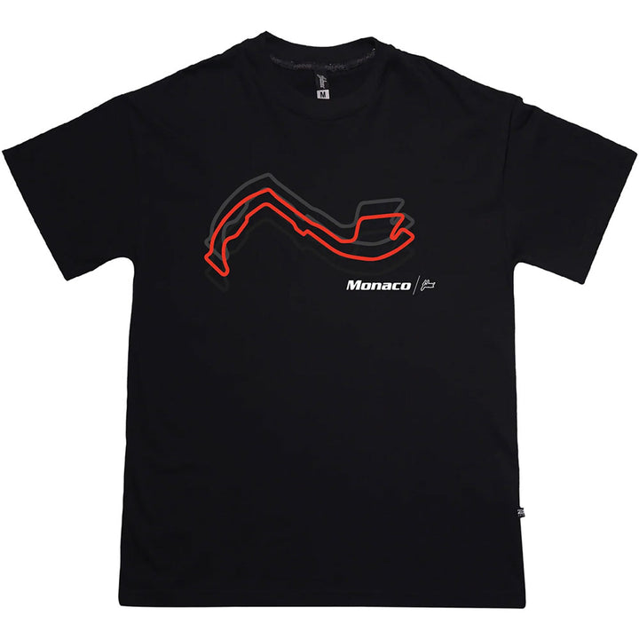 Monaco Pit Oversize Tee (Black/Red)