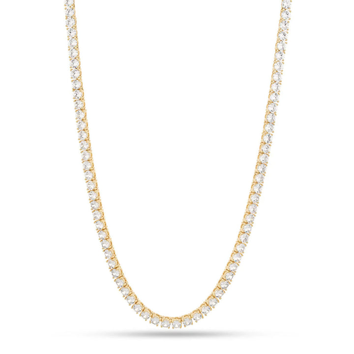 5mm Tennis Chain Neckace (Gold)